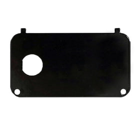 ZHWOTO KEY-01 console plate in glossy black finish for EZ-GO TXT compatibility.