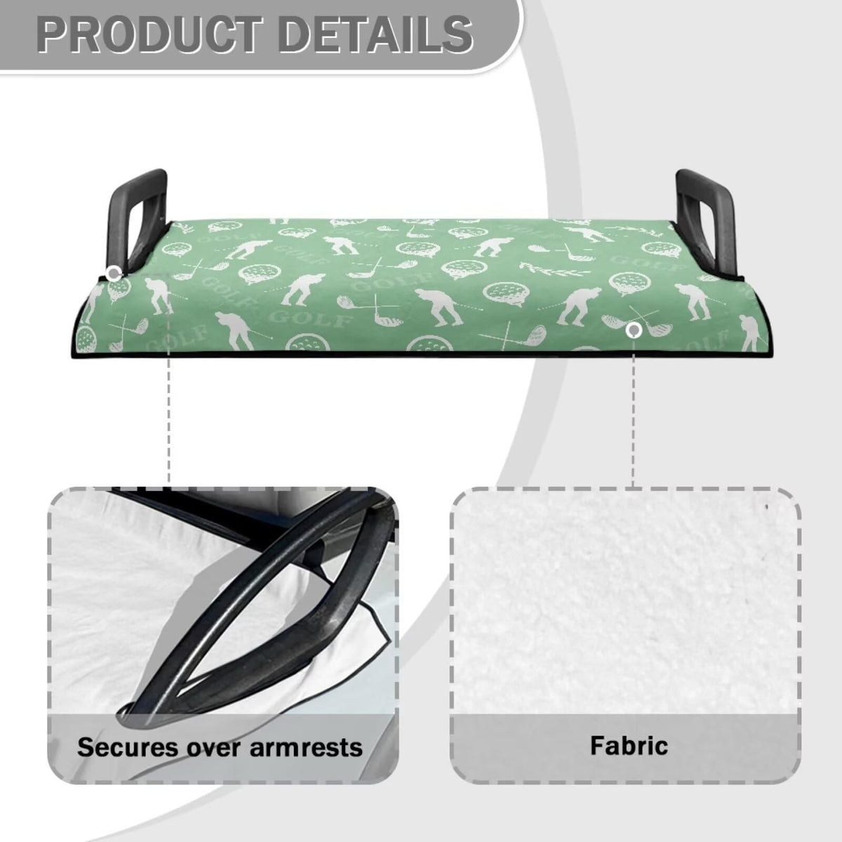 ZIATUBLES easy-installation golf cart seat cover simplifies cover replacement