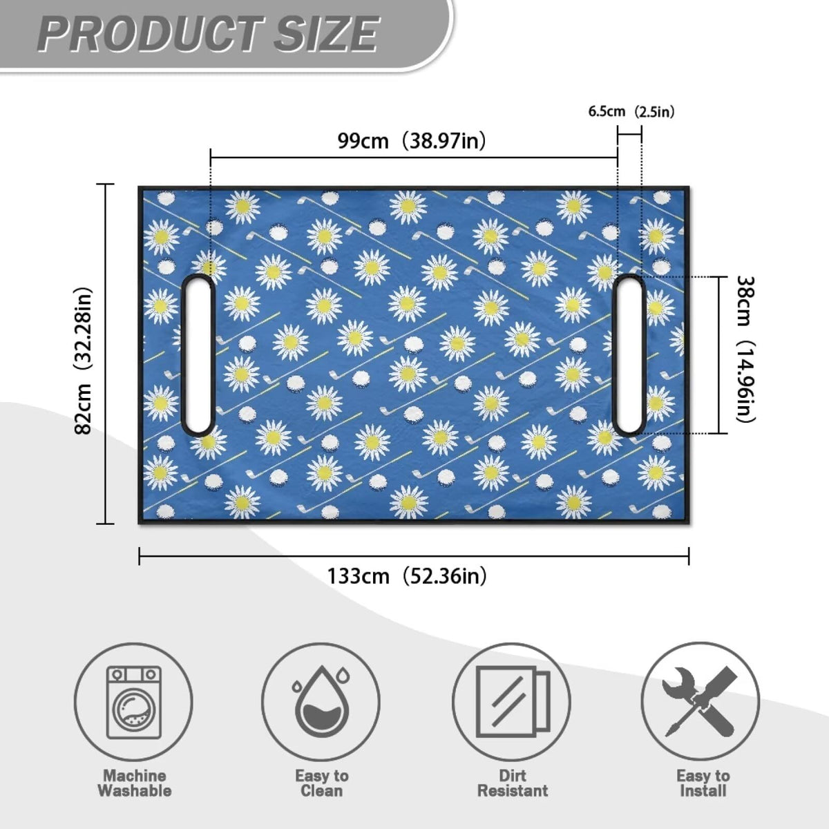 ZIATUBLES american flag seat cover stands out with durable, all-weather style