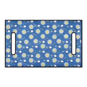 ZIATUBLES mushroom pattern seat cover keeps seats clean and playful on the course