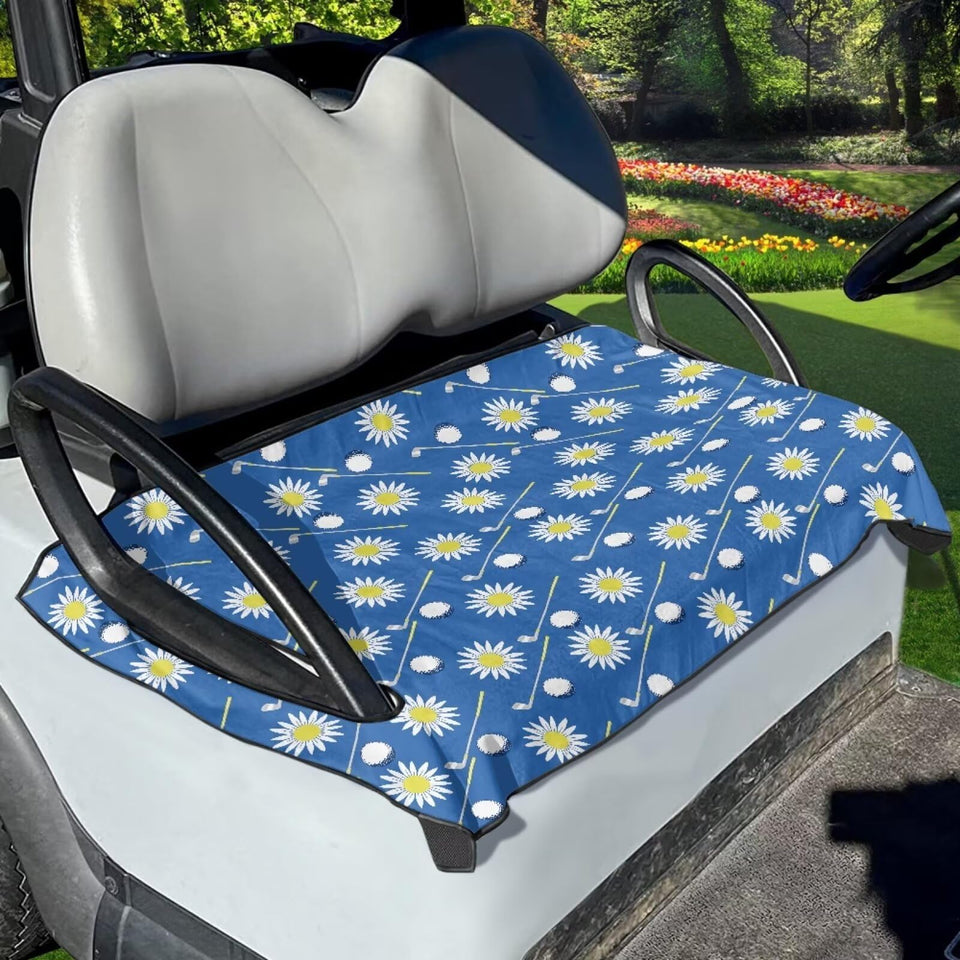 ZIATUBLES sunflower seat cover protects seats and adds bright style to golf carts