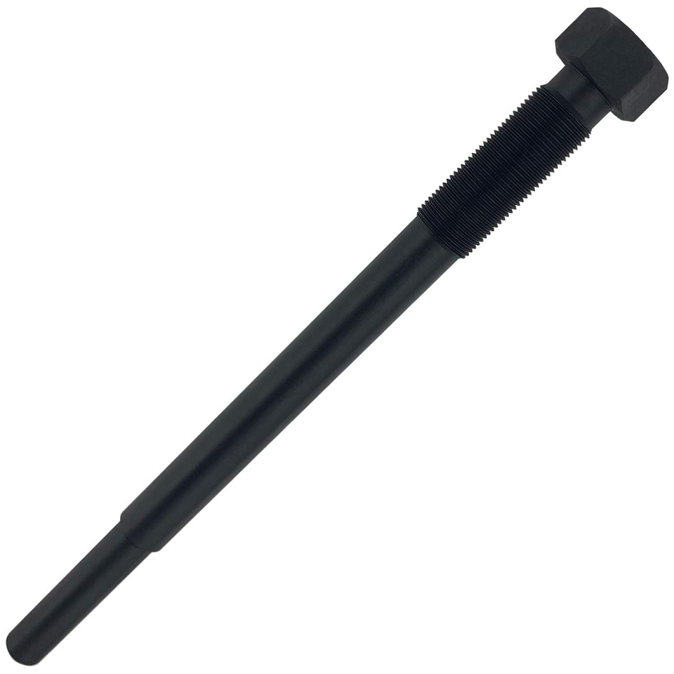 Zinger primary drive clutch puller for Yamaha golf carts, front view, ready for clutch removal.