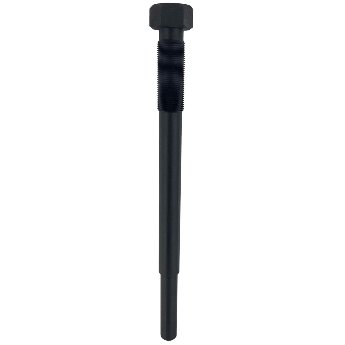 Zinger clutch puller in use, easing Yamaha golf cart clutch removal with minimal force.