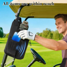 ZIORS built-in key holder keeps keys secure on the course