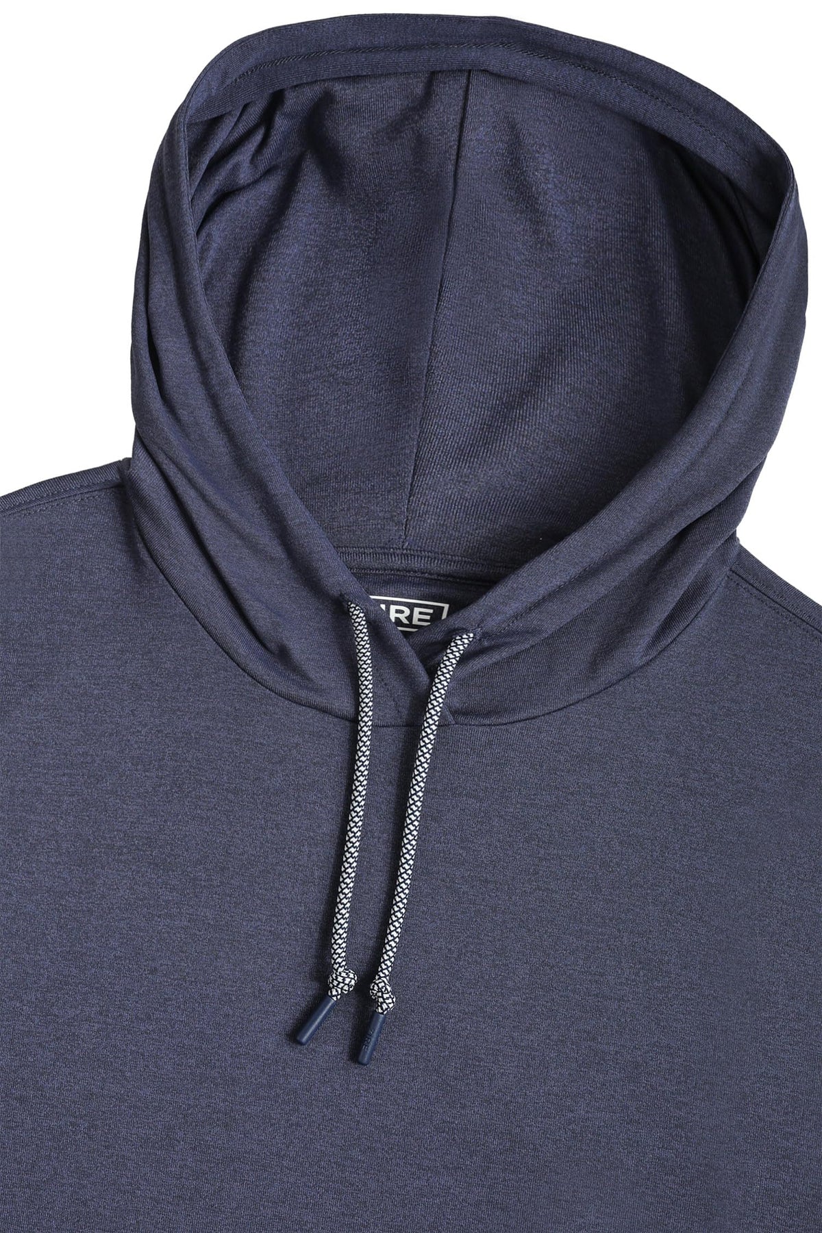 ZIRE Golf hoodie on body fit showcases classic relaxed yet tailored look.