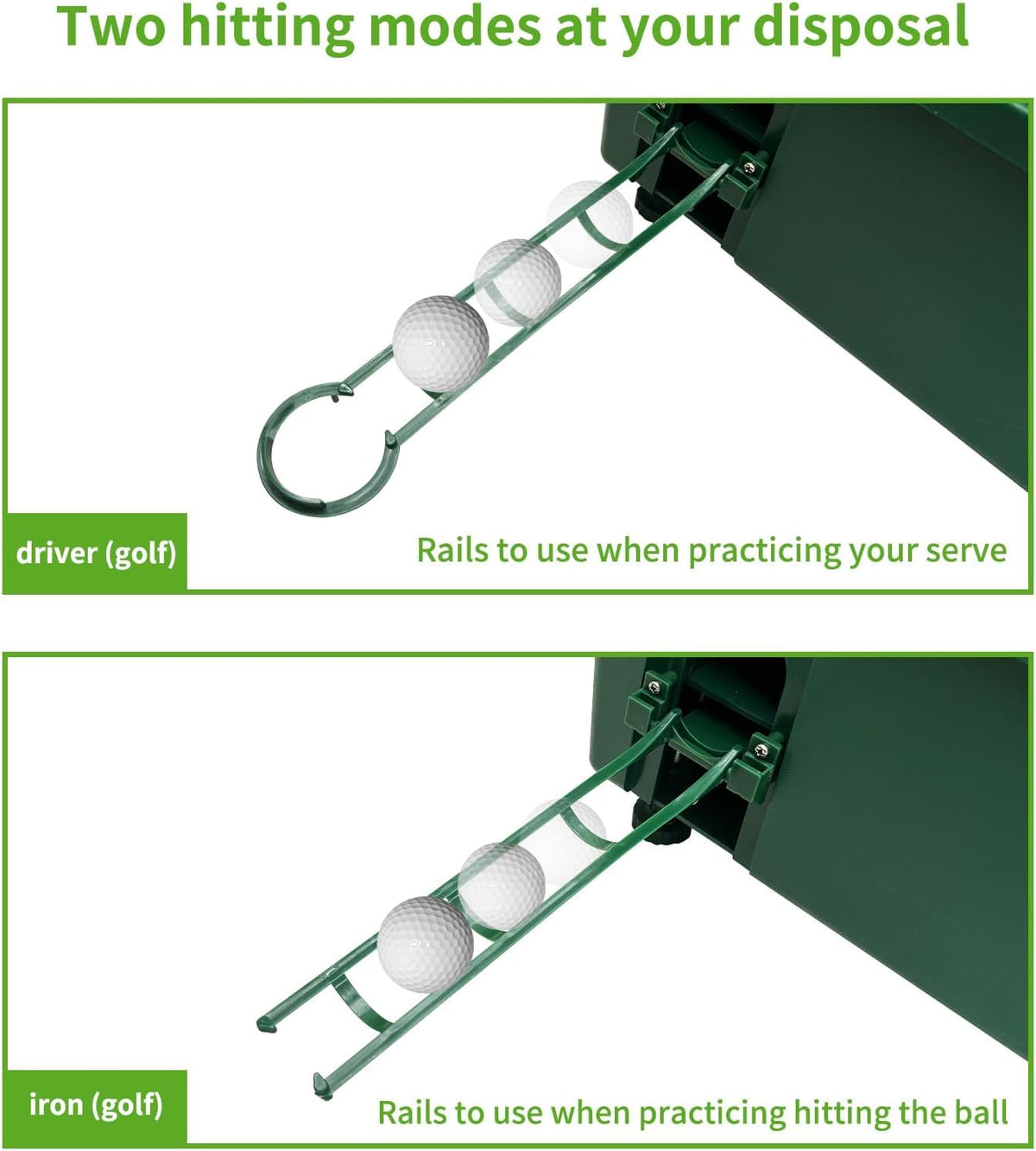 ZITREOXN golf tee track iron mode guides iron shots for better alignment