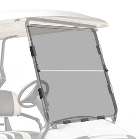 ZivPlay Club Car DS windshield front view—durable protection for 1982–2000.5 models