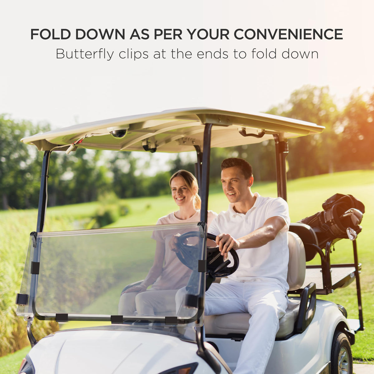 ZivPlay windshield offers 92% transparency with anti-yellowing clarity