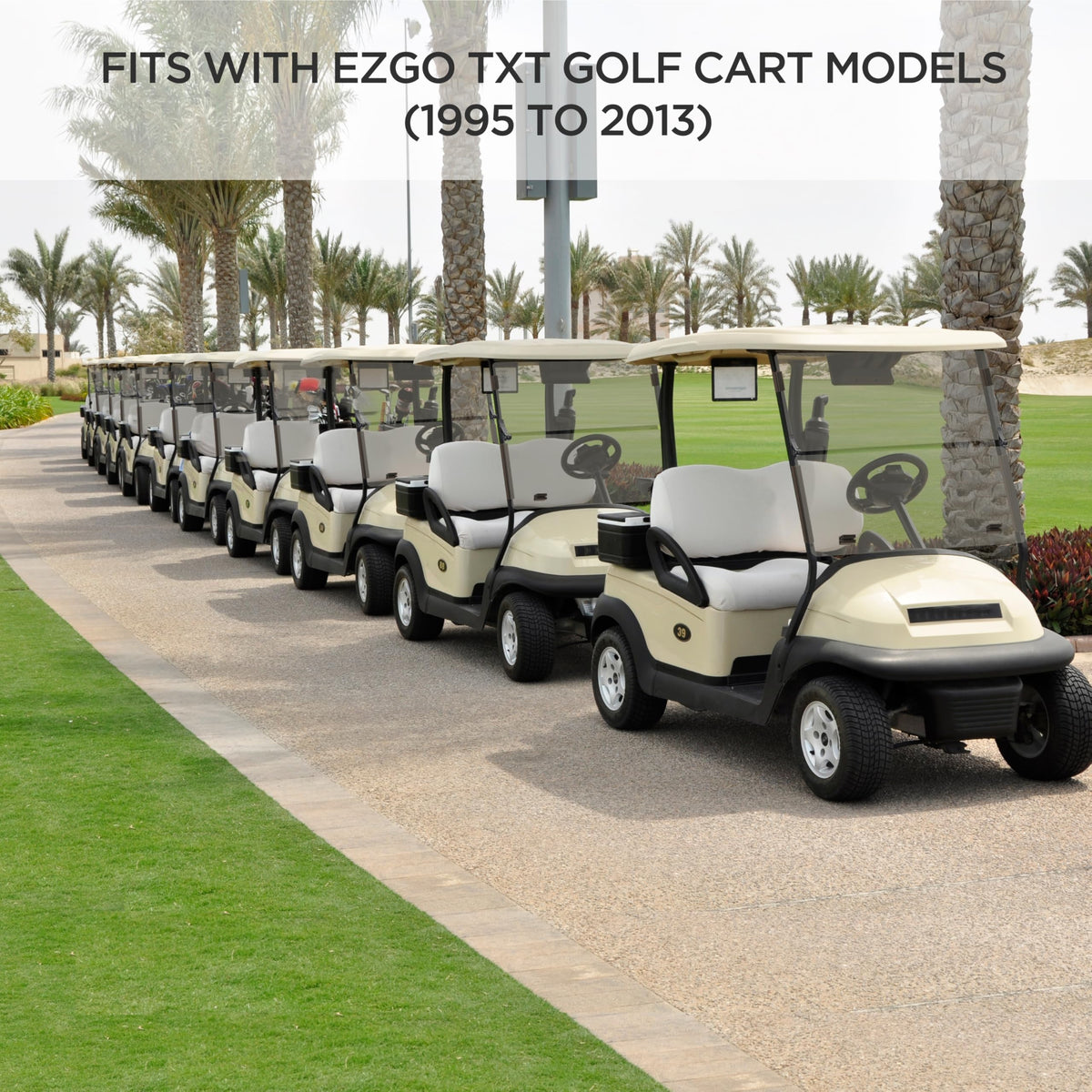 ZivPlay Ezgo windscreen packaging protects during shipping