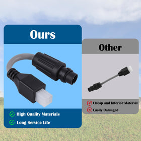 ZIWIMEGO adapter with EZ-GO 48V compatibility in Club Car setup