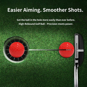ZNLAKUNO 2-Piece golf ball with Surlyn cover for durability