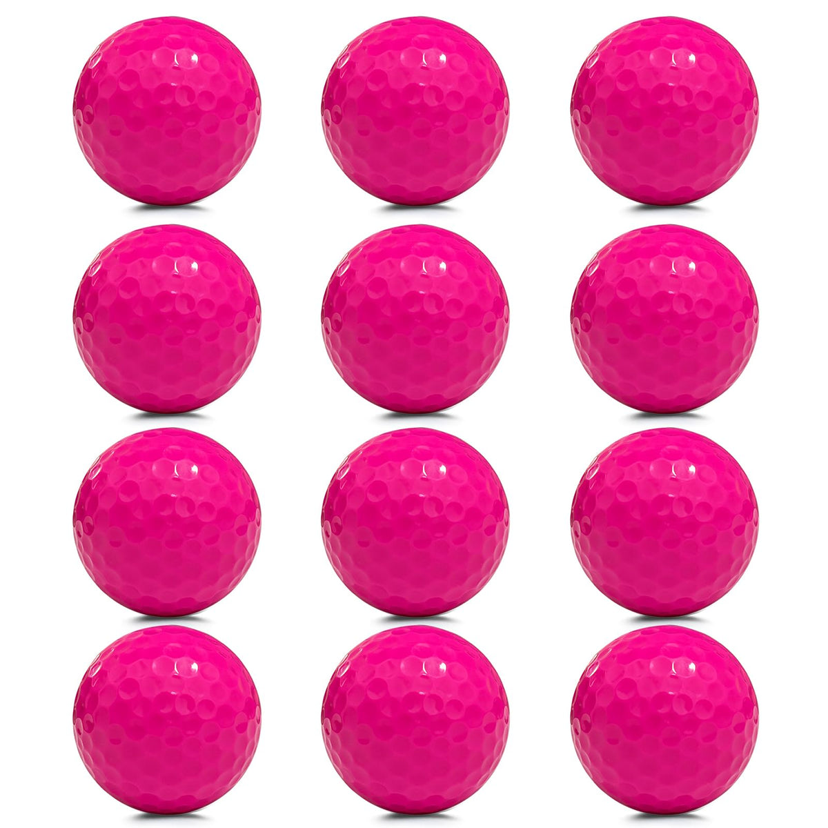 ZNLAKUNO colored golf balls with high visibility to spot on the course