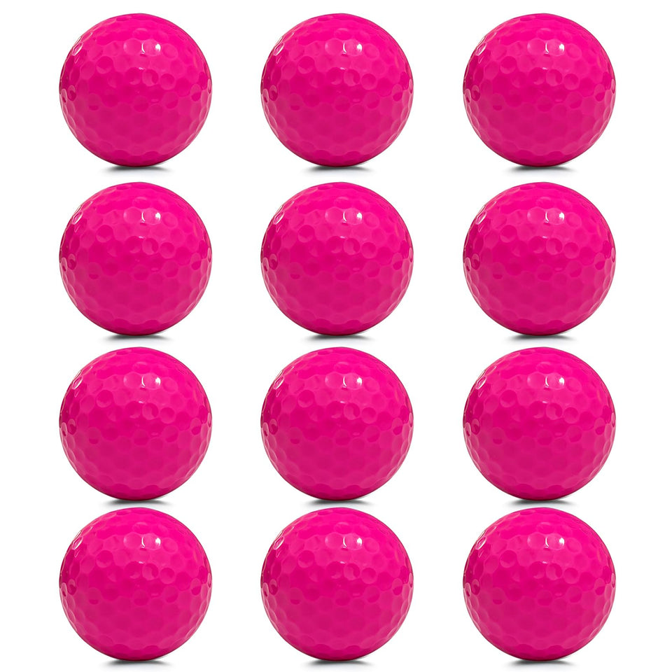 ZNLAKUNO colored golf balls with high visibility to spot on the course