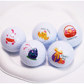 ZNTU Easter golf balls with egg design for precise flight practice