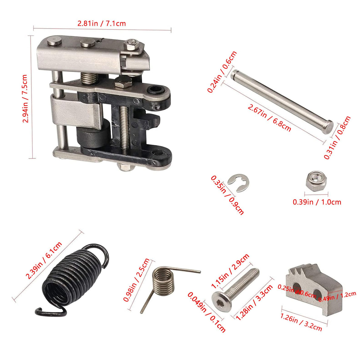 Zohisin metal brake pawl replacement part, designed for wear resistance
