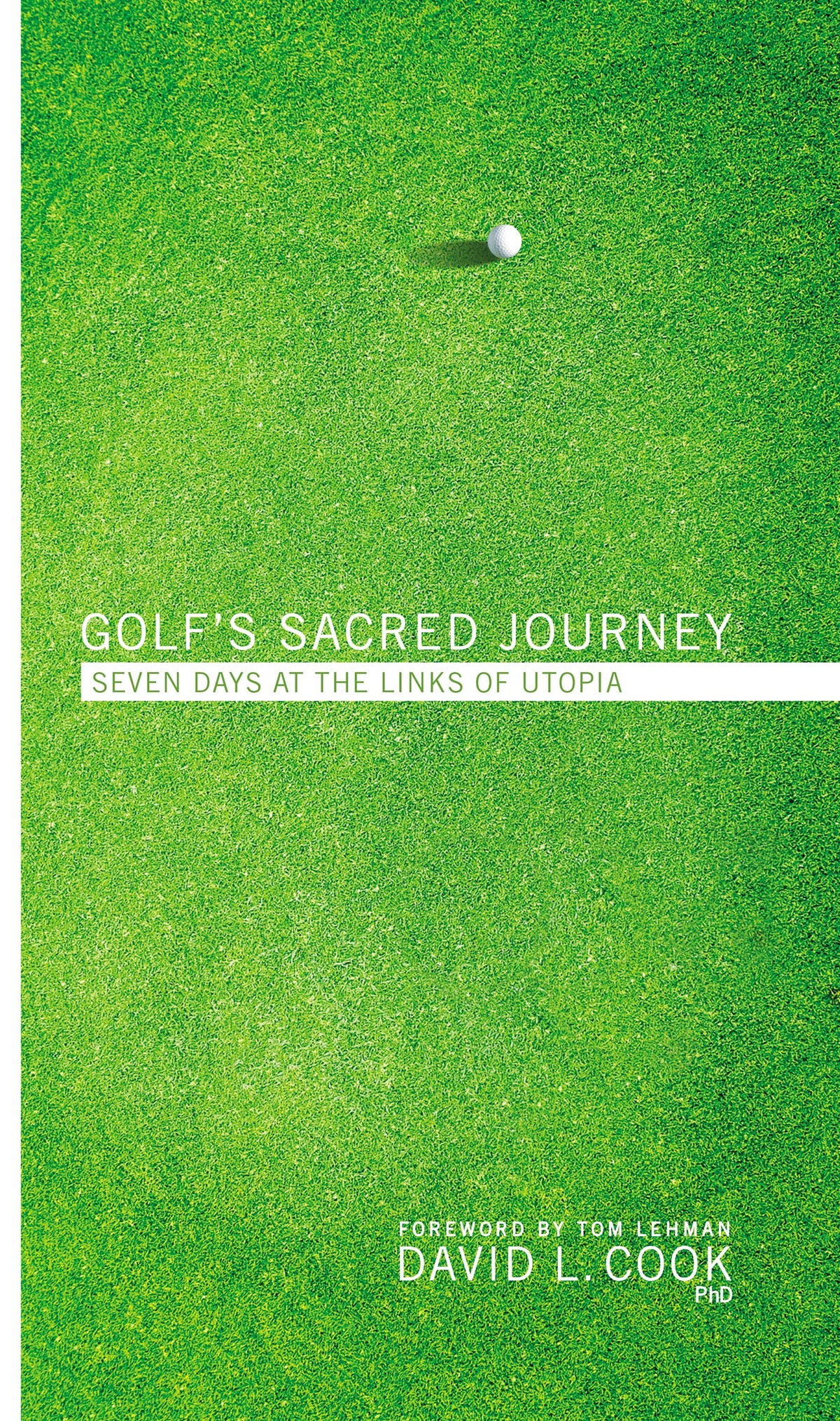 Zondervan Golf's Sacred Journey book cover illustrating personal growth through golf.