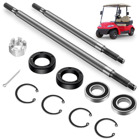 Zonon rear axle driver-side shaft for EZGO TXT/ Medalist electric carts, durable replacement.