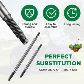 Zonon axle components with oil seals designed for proper lubrication retention.