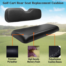 ZOOMYIN back flip seat cushion shown on a golf cart for easy universal fit