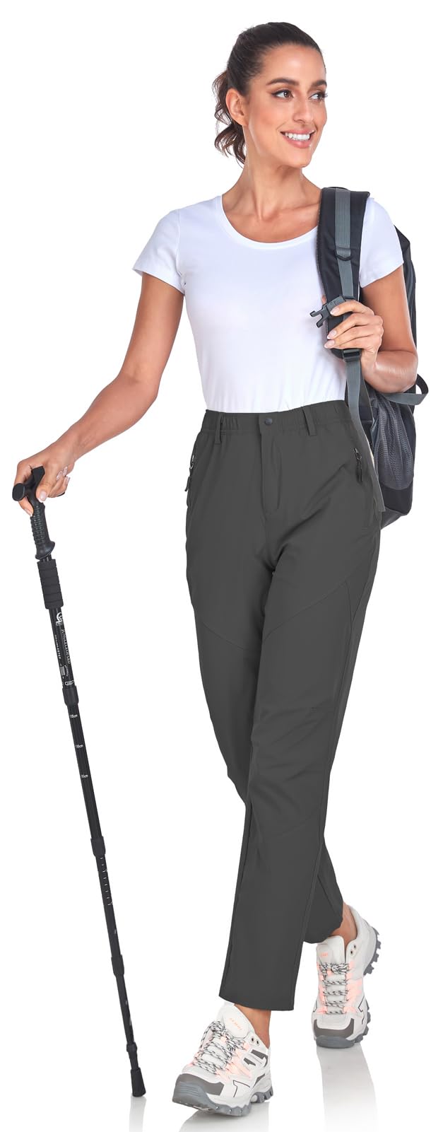 ZOOXING three-zipper big pockets keep essentials safe.