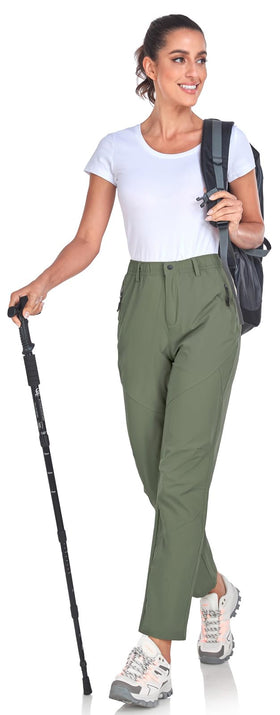 ZOOXING women's golf pants lightweight fabric ideal for plane travel