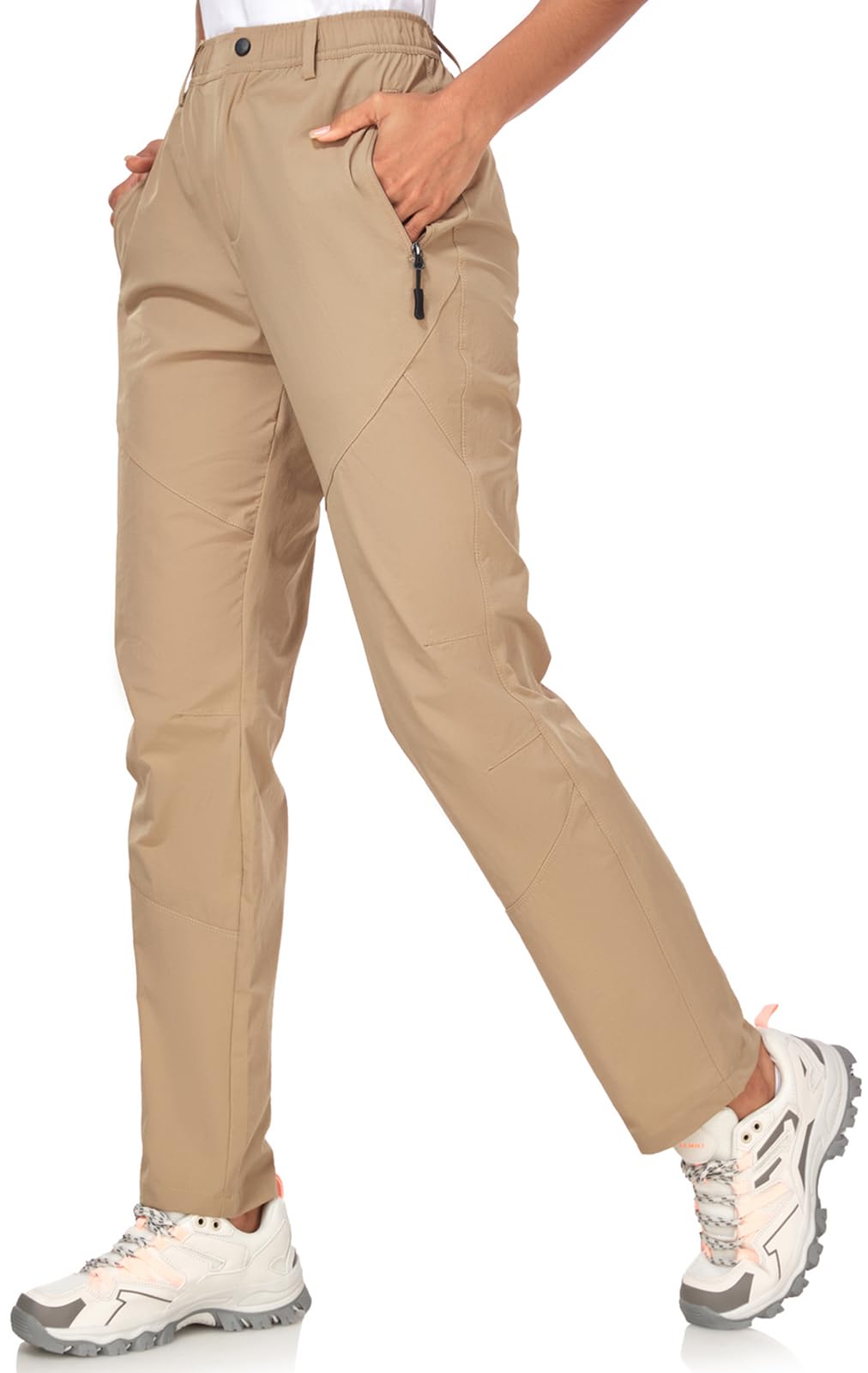 ZOOXING lightweight, quick-dry golf pants ideal for flights and hikes.