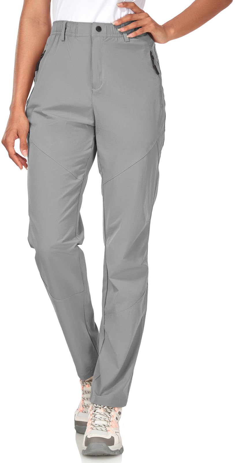 ZOOXING womens golf pants quick-dry fabric for active travel.