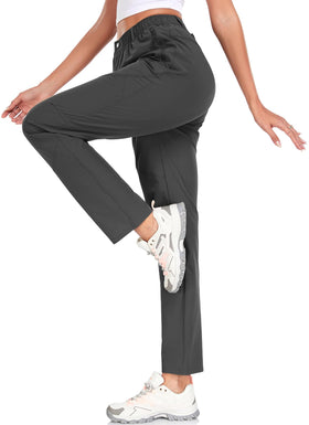 Zooxing Women’s Golf Pants wrinkle-free front view showing comfortable fit.