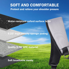Zorslesy adjustable length strap to fit all heights.