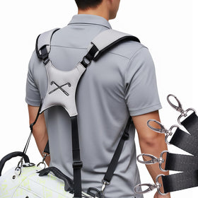 Zorslesy golf bag straps with four swivel hooks for easy replacement.