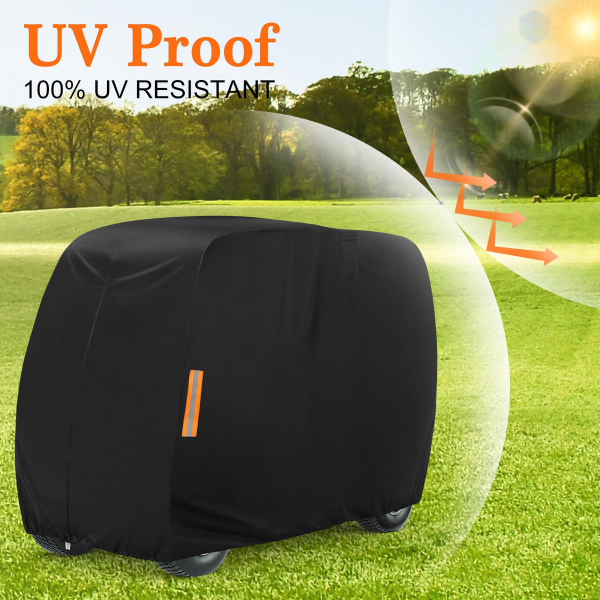 ZOTUEN cover with waterproof zipper and rust-resistant hardware for wet weather.