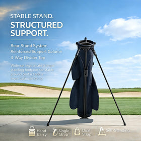 ZOZOTO Golf Stand Bag lightweight design reduces fatigue on walks