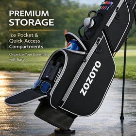 ZOZOTO bag holding 6–8 clubs, ideal for practice sessions
