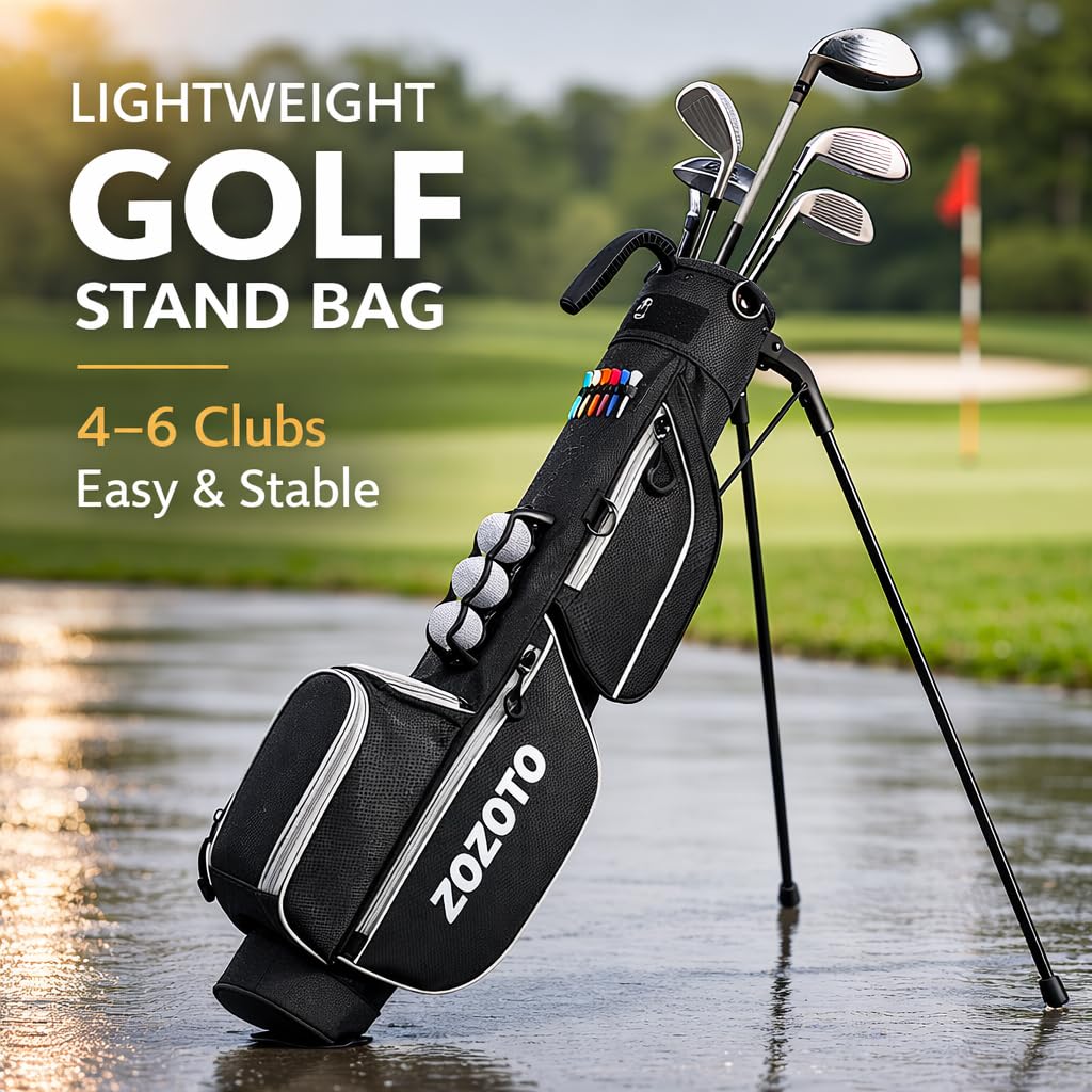 ZOZOTO lightweight carry bag with built-in stand for easy movement