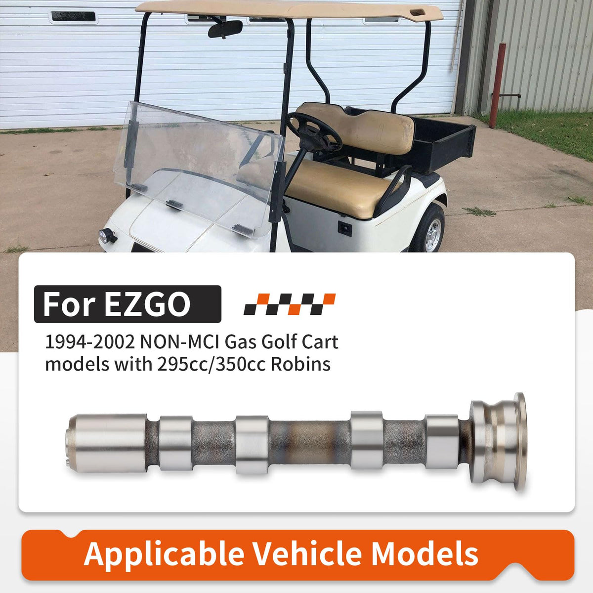 Zozoye camshaft packaging highlights 26615-G01 with clear compatibility and safe shipping.