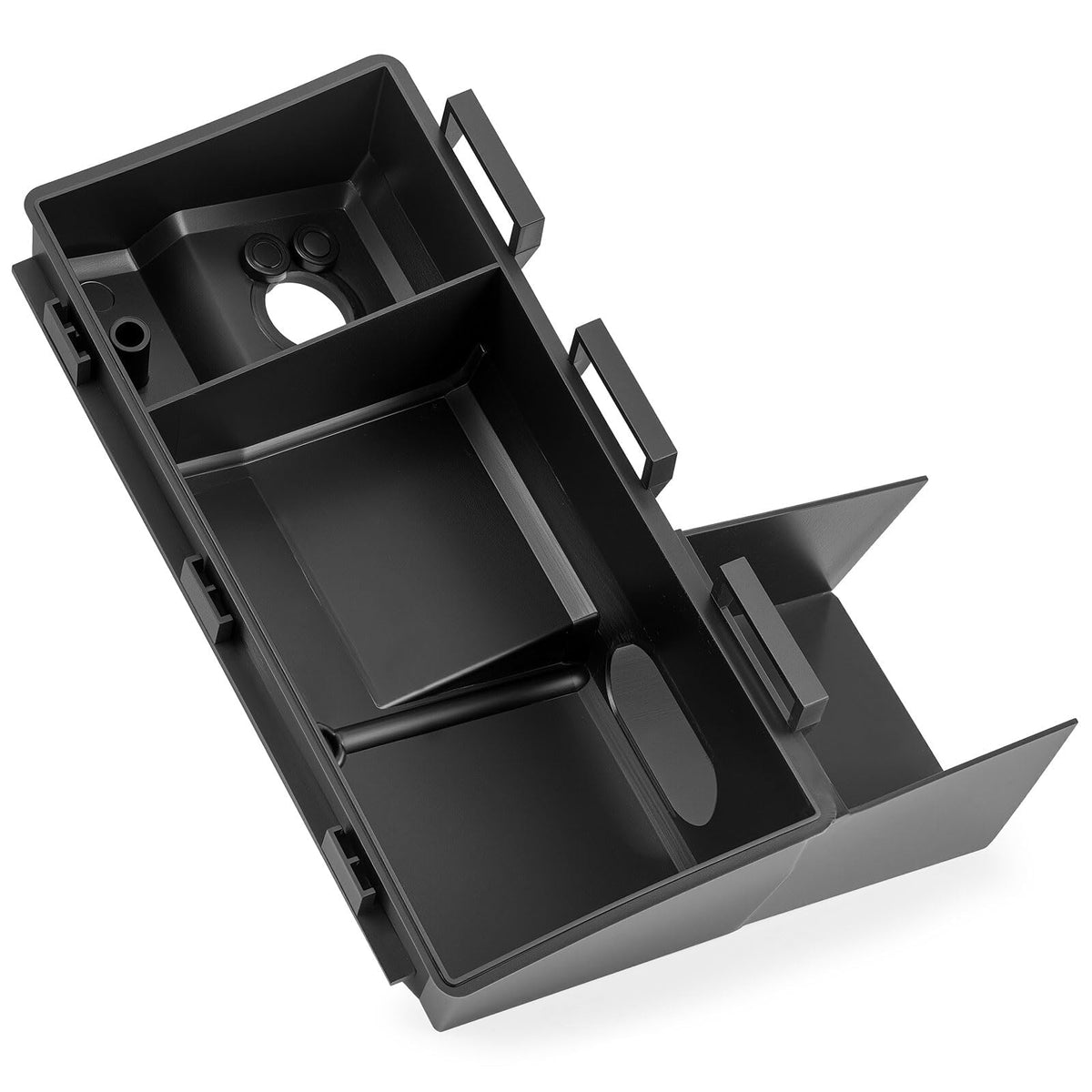 Zozoye EZGO 295cc front view—durable plastic base for secure fit