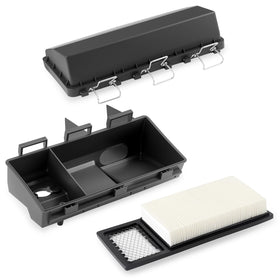 Zozoye clips secure the filter cap to the housing for reliability.
