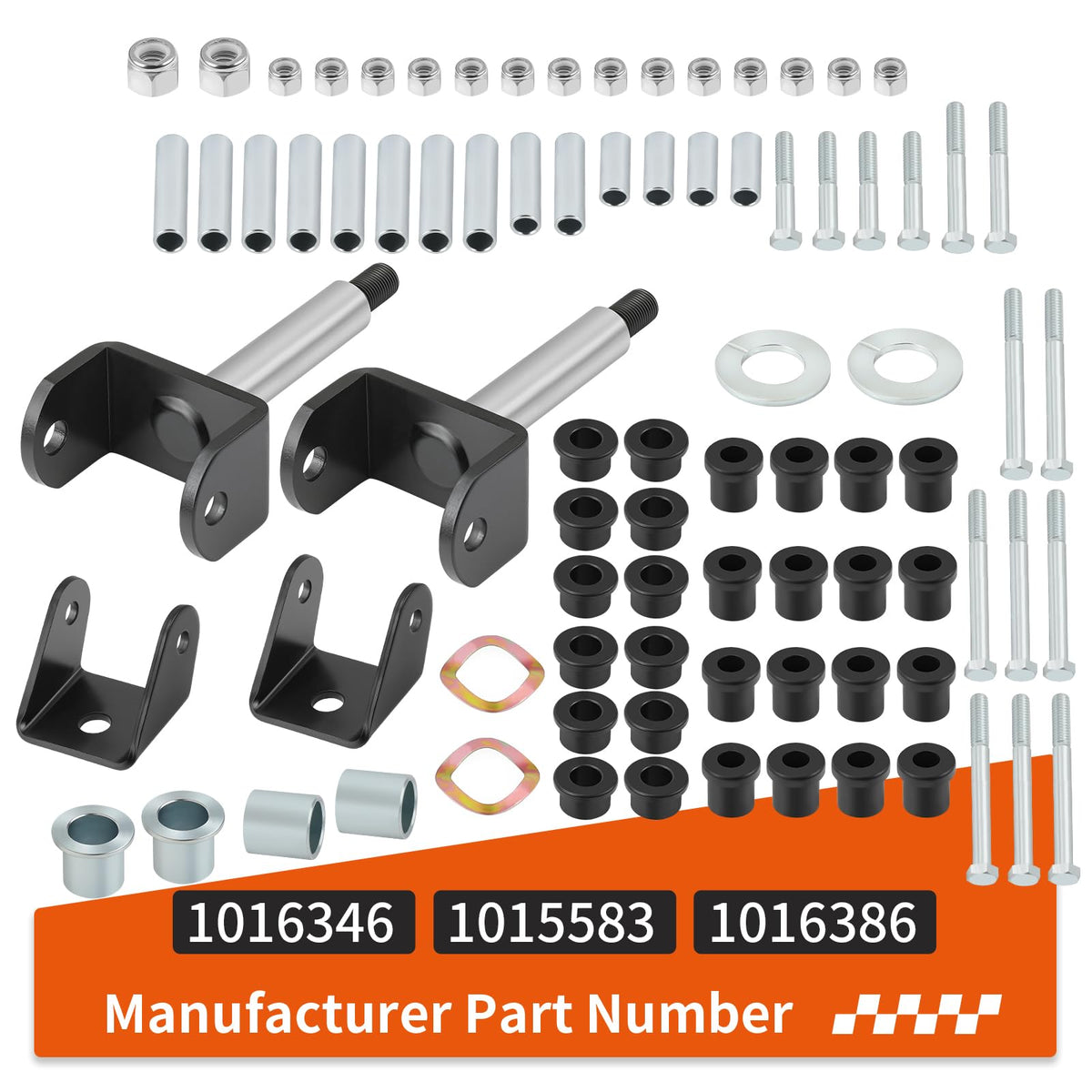 Zozoye durable materials for Club Car DS bushing kit ensure long-lasting performance.