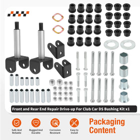 Zozoye easy-installation bushing kit helps quick replacement on Club Car DS.
