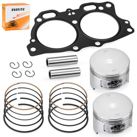 Zozoye EZGO oversized piston-assembly in action helps repair bore wear for 350cc engines.