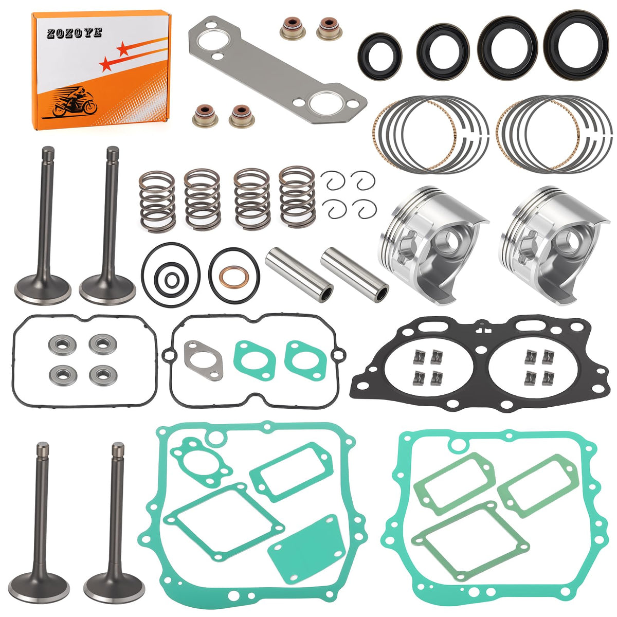 Zozoye EZGO 350cc snap rings for secure engine assembly