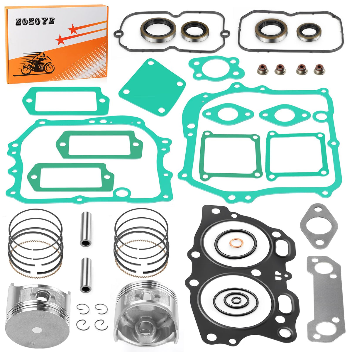 Zozoye EZGO 350cc wrist pins ready for secure piston connection
