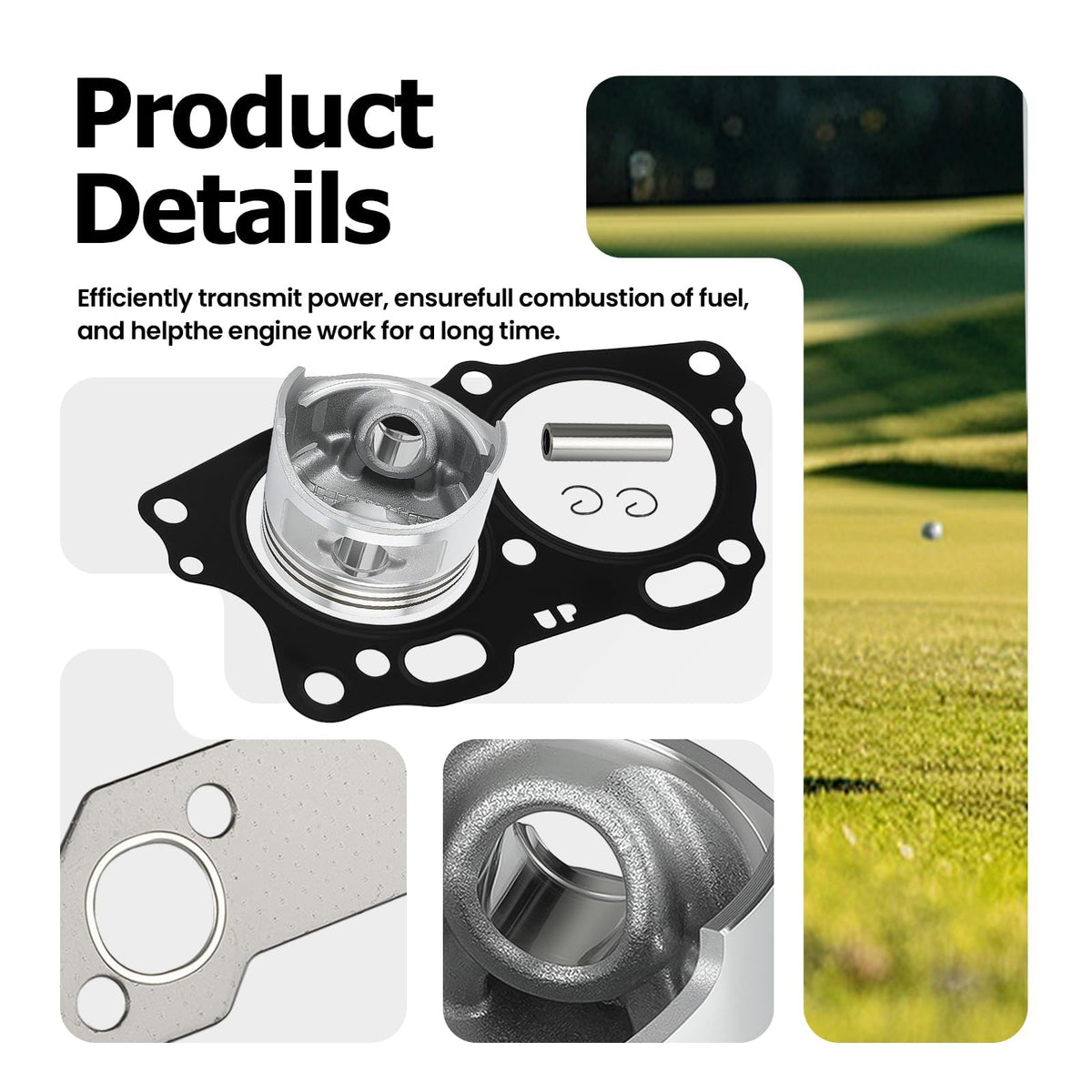Zozoye EZGO Fuji Robin gasket seal supports strong engine sealing.