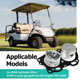 Zozoye EZGO Fuji Robin piston highlights the STD piston for reliable top-end rebuilds.