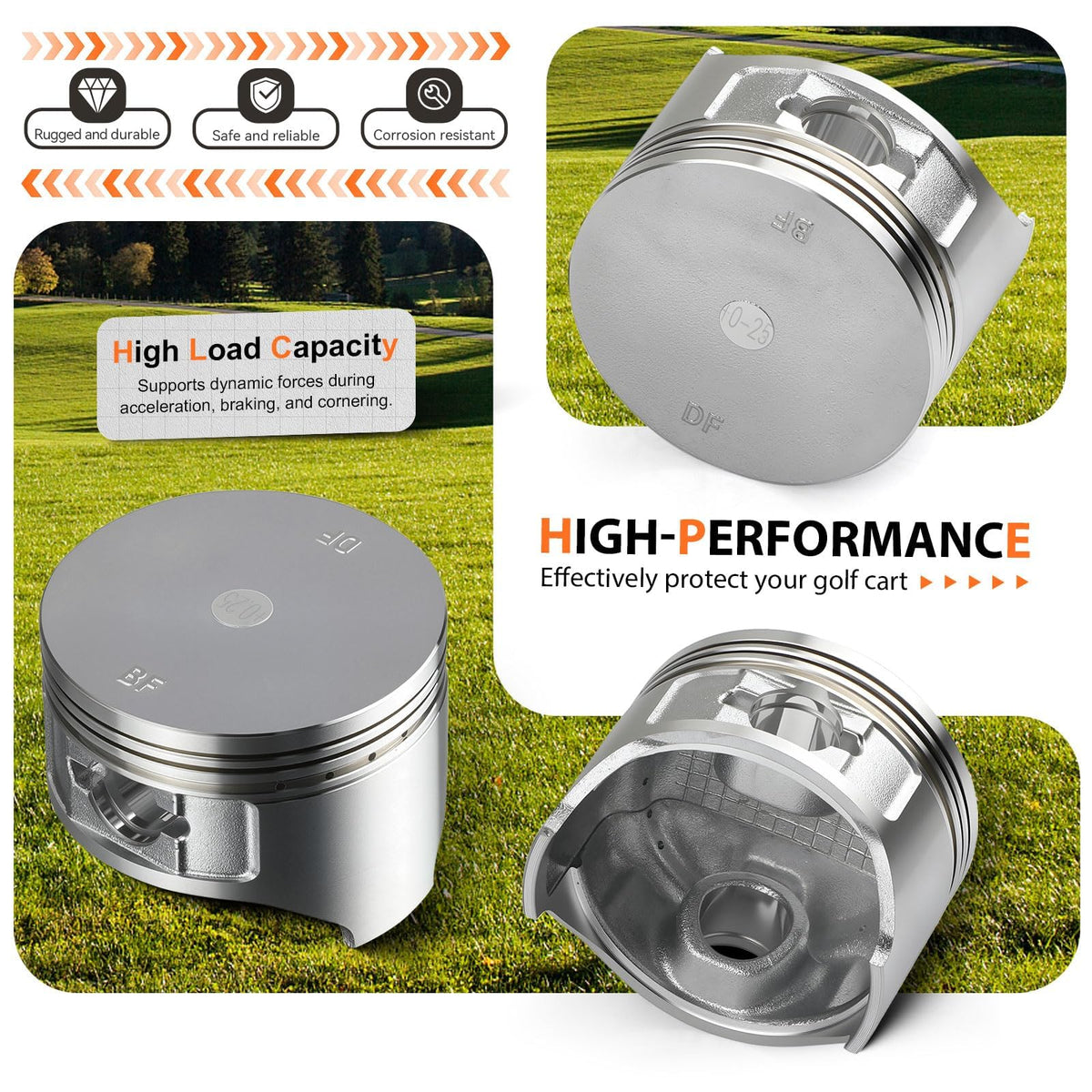 Zozoye EZGO repair kit ships ready for quick installation and long-term durability.