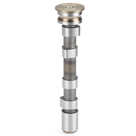 Zozoye EZGO replacement camshaft clamped and ready for fitment.