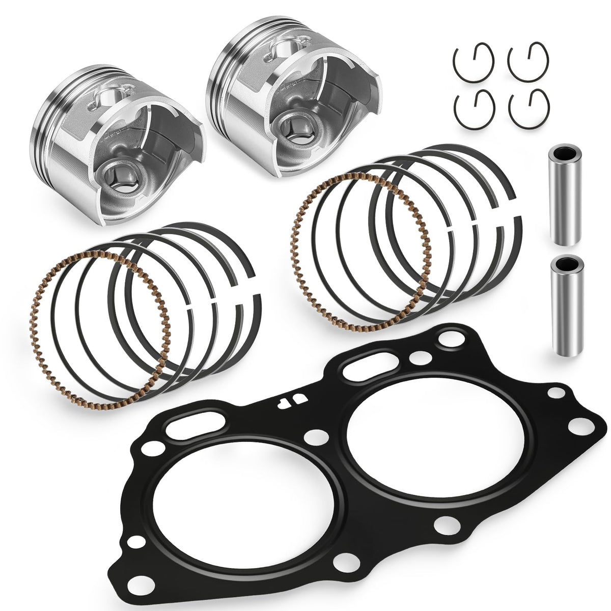 Zozoye EZGO snap rings secure piston components during operation