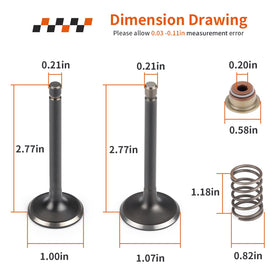 Potential engine performance improvements from Zozoye EZGO valve kit