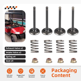 Packaging for Zozoye EZGO valve kit with all components