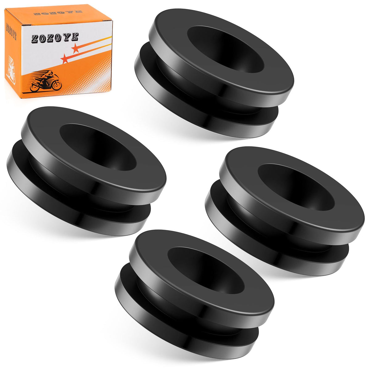 Zozoye insulator grommet in Club Car assembly image, easy installation and seal